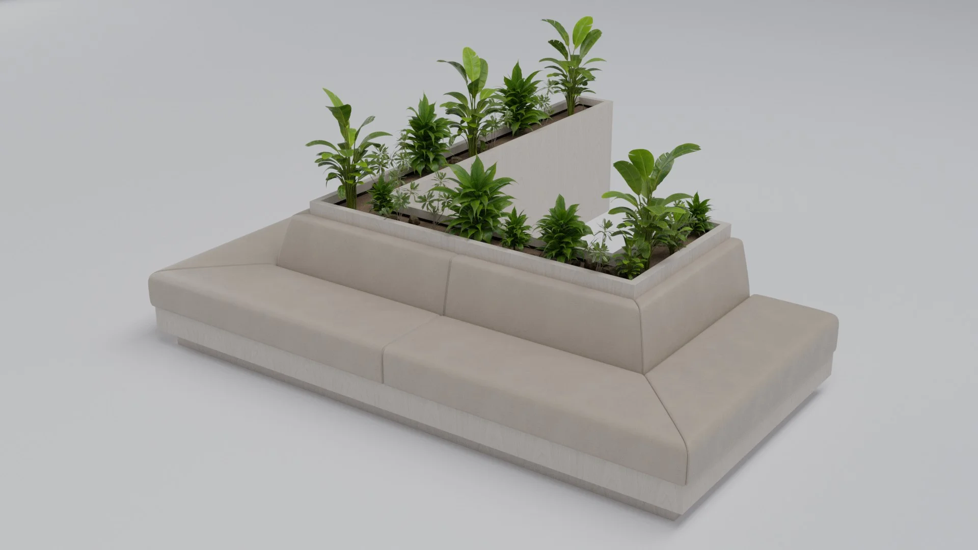 Commercial banquette seating from the BQA10 100 collection by Cria Furniture